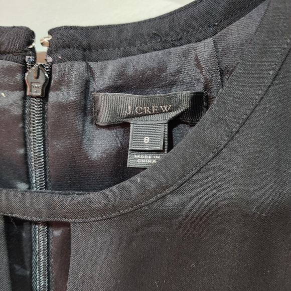 J. Crew black sheath dress lbd, size 8 - Picture 3 of 4